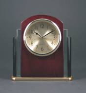 Clock with 2-Tone Glass (6"x6 1/4")